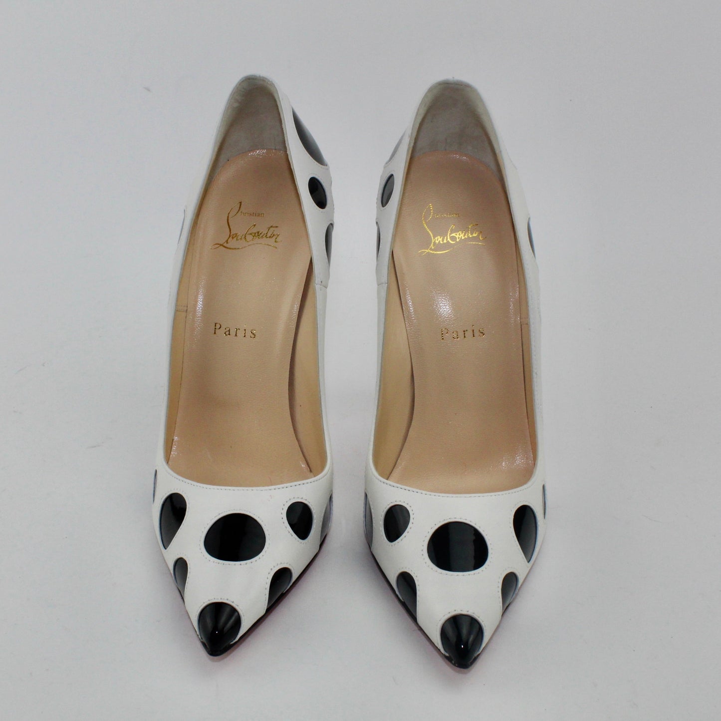 CHRISTIAN LOUBOUTIN SO KATE 120mm BUBBLE LATTE/BLACK