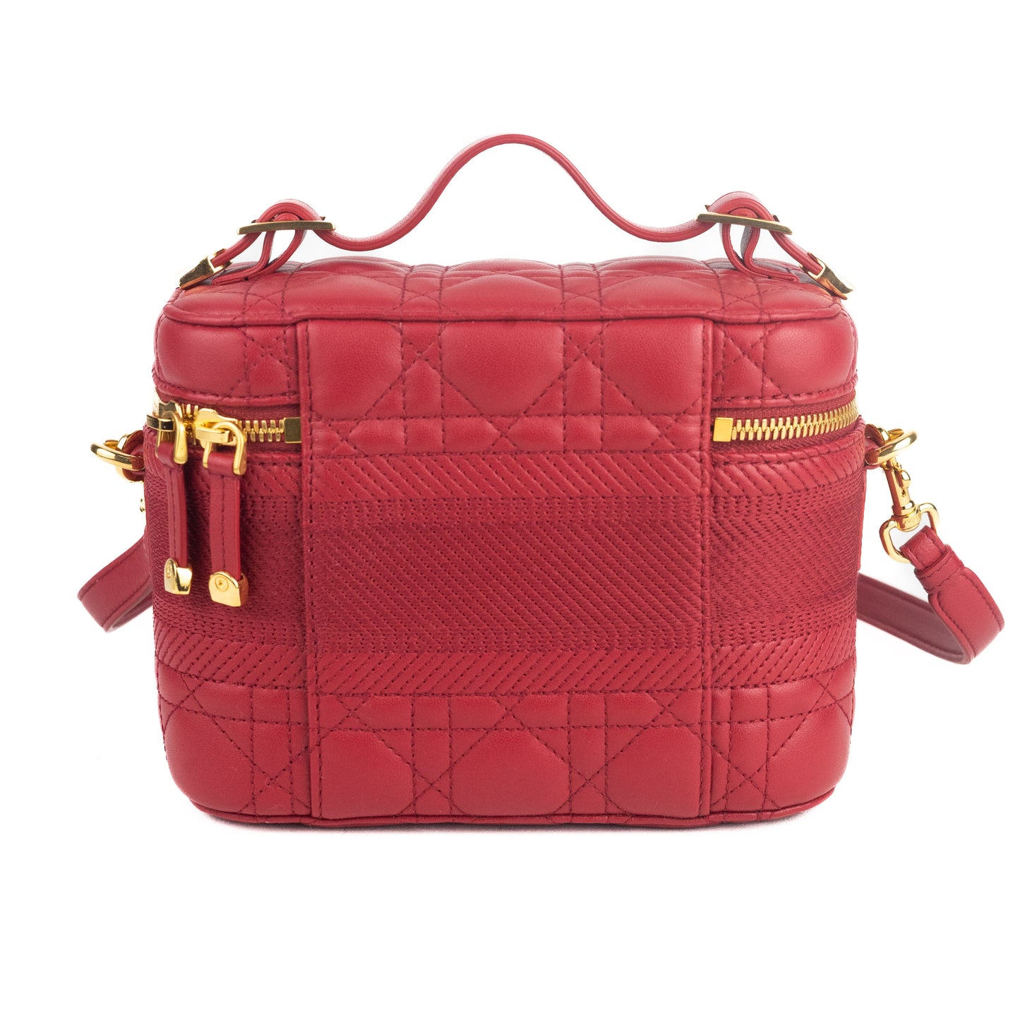 Dior Cannage Lambskin Vanity Case