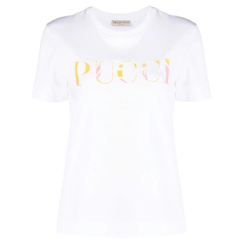 Emilio Pucci Logo Cotton T-shirt