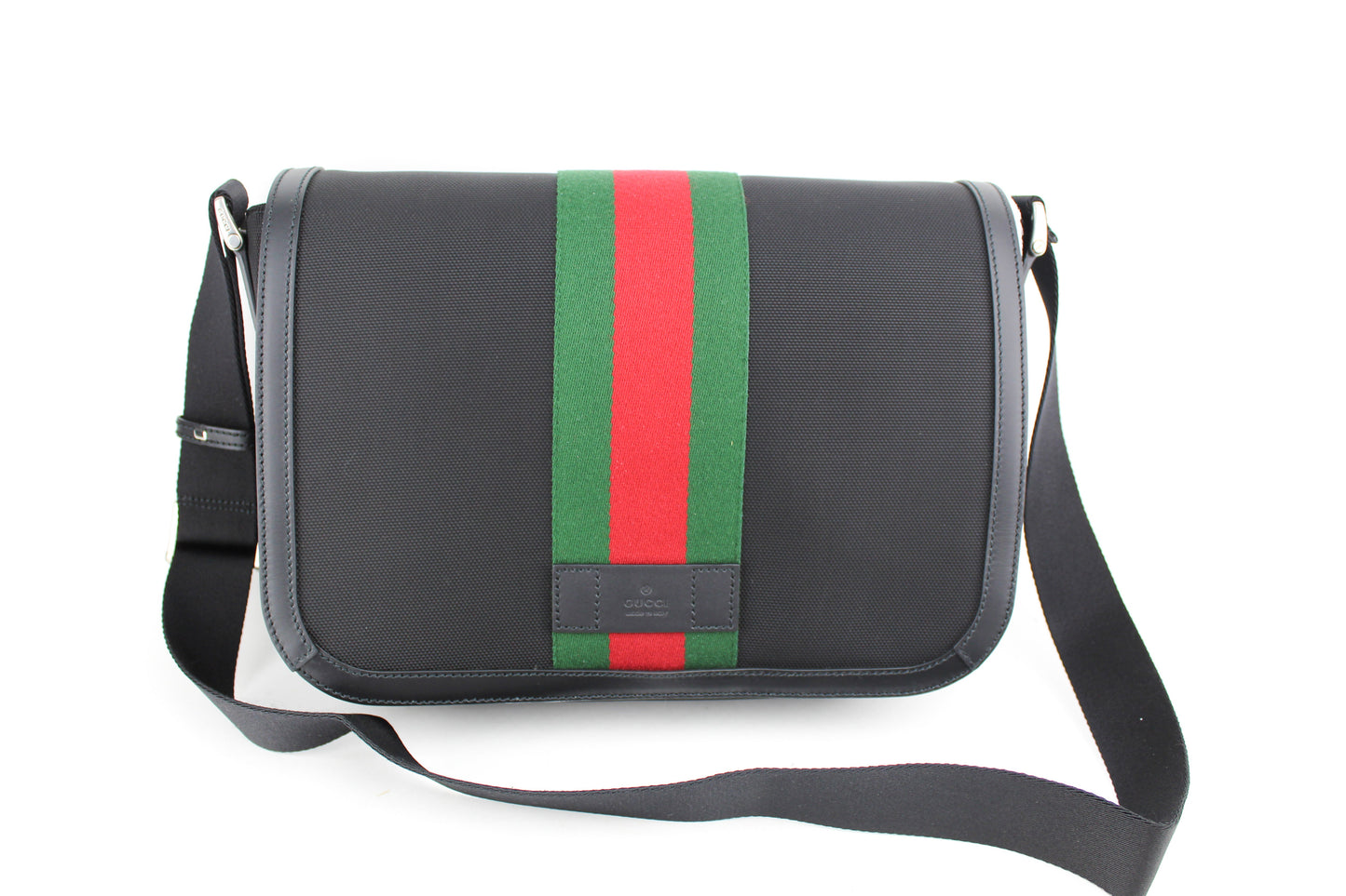Gucci Canvas Cross Body Large Messenger Bag