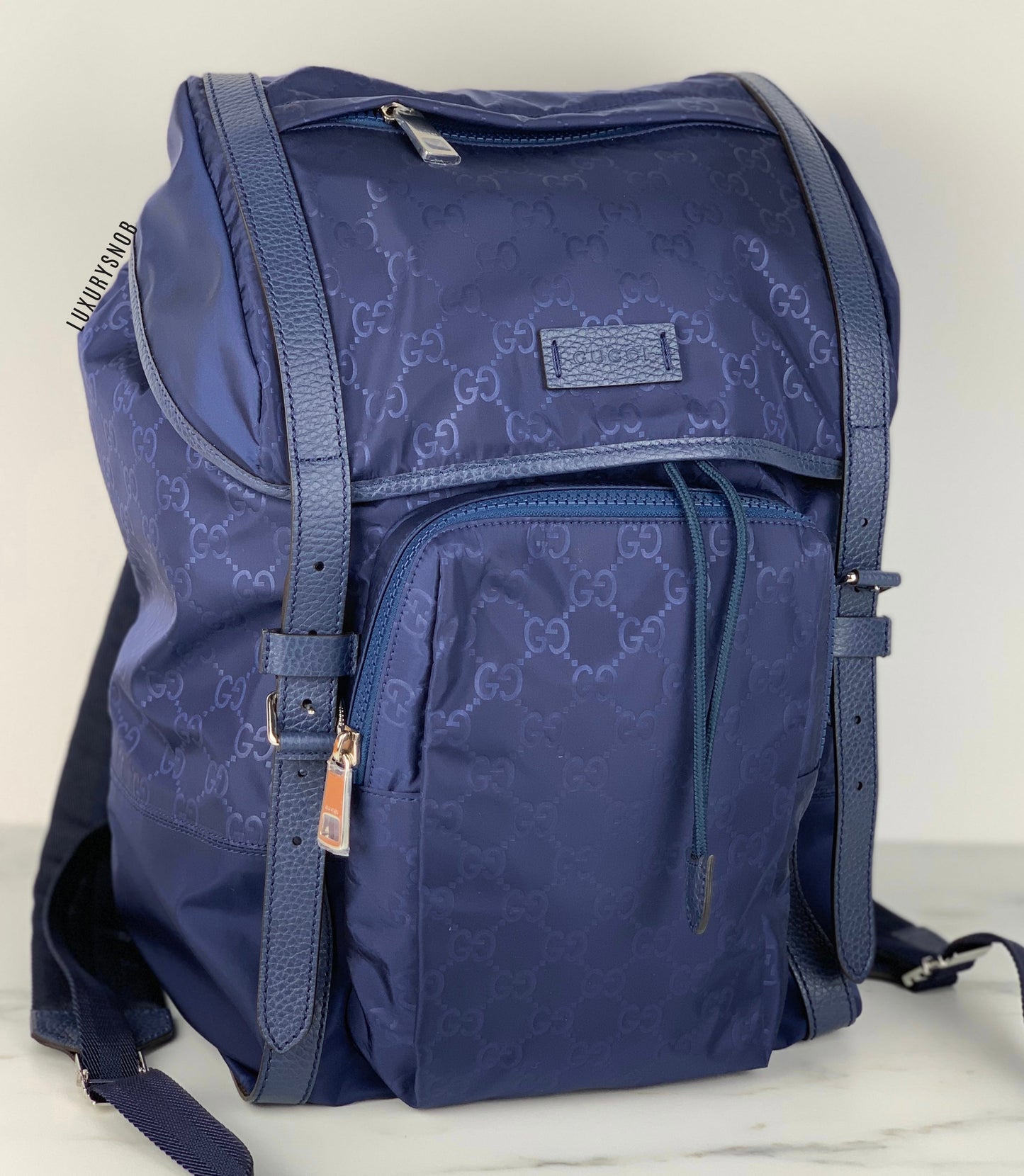 Gucci Guccissima Nylon Buckle Men’s Backpack