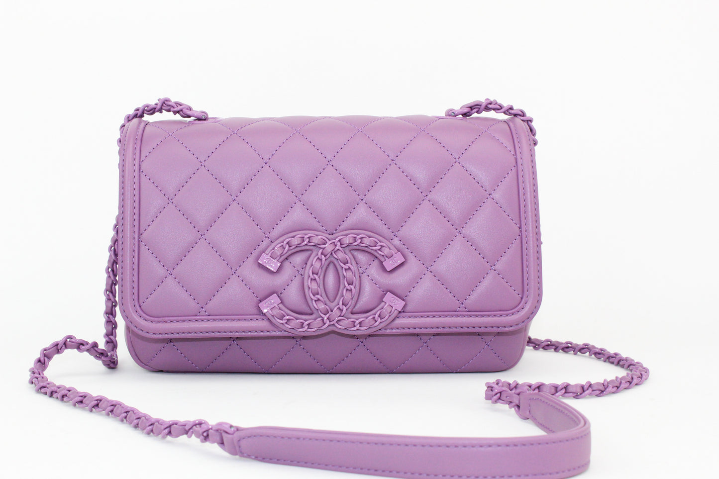 Chanel Quilted Flap Wallet On Chain