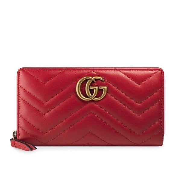GUCCI GG MARMONT ZIP AROUND WALLET