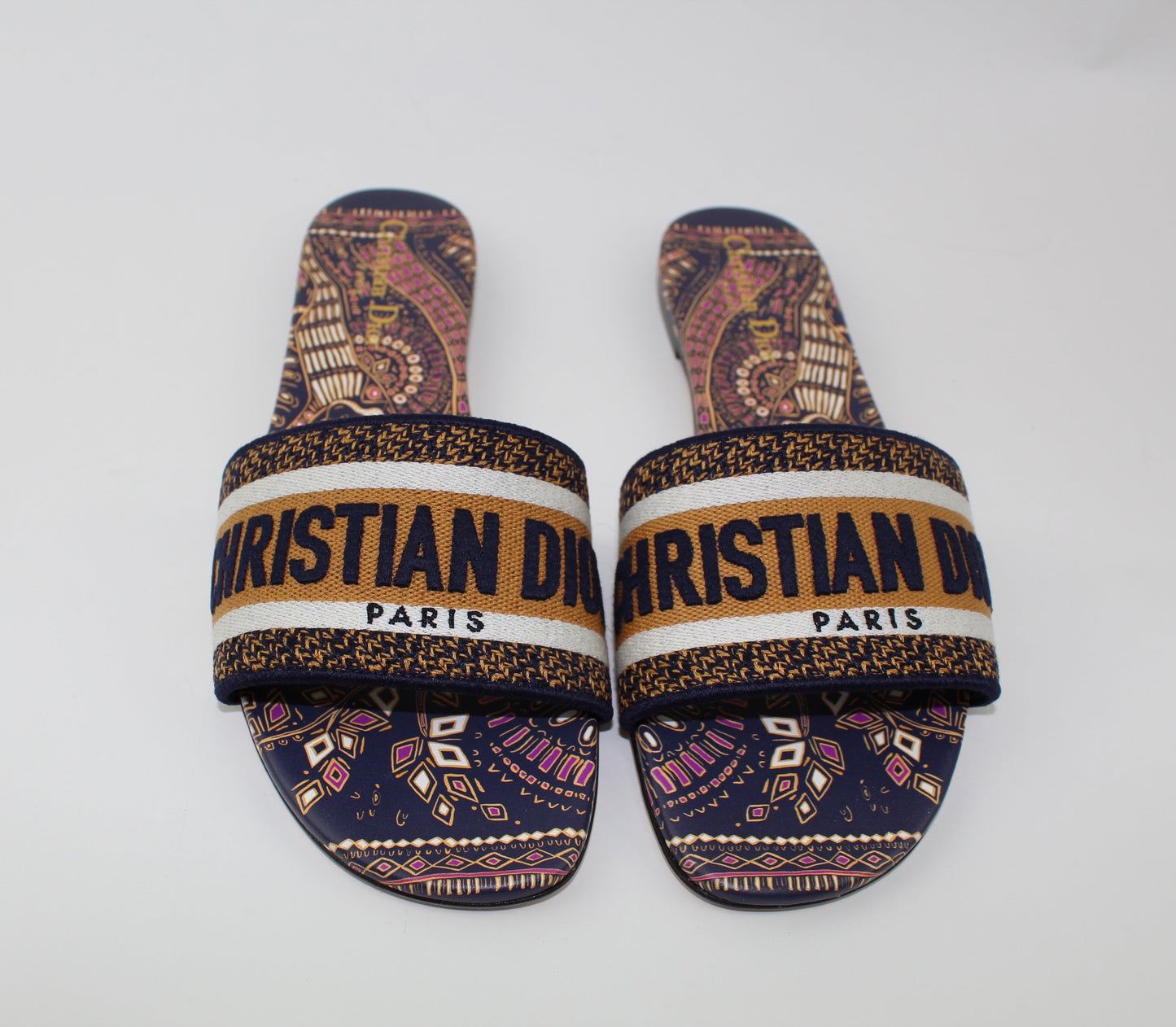 CHRISTIAN DIOR DWAY MULES SIZE 39.5