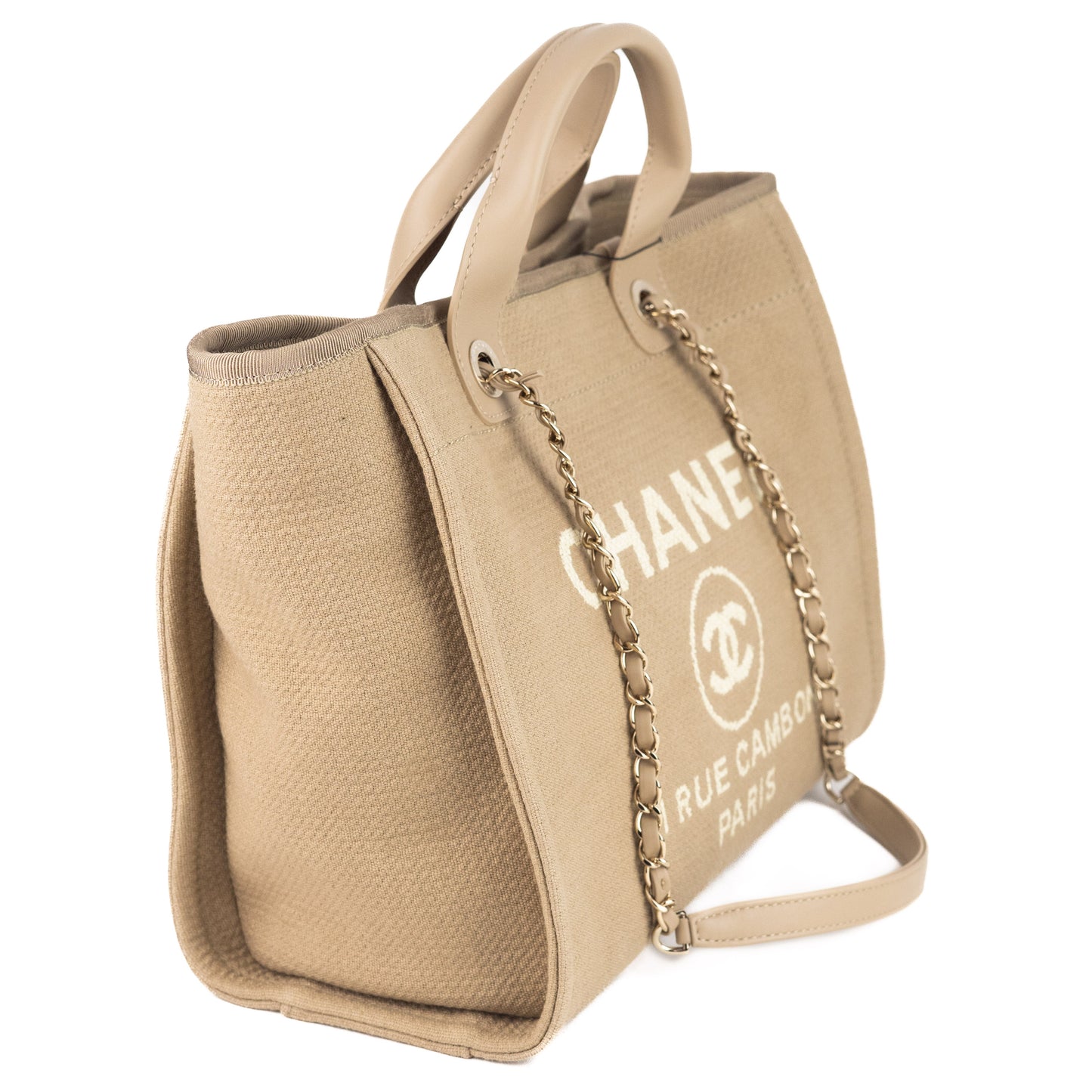 Chanel Deauville Tote Beige