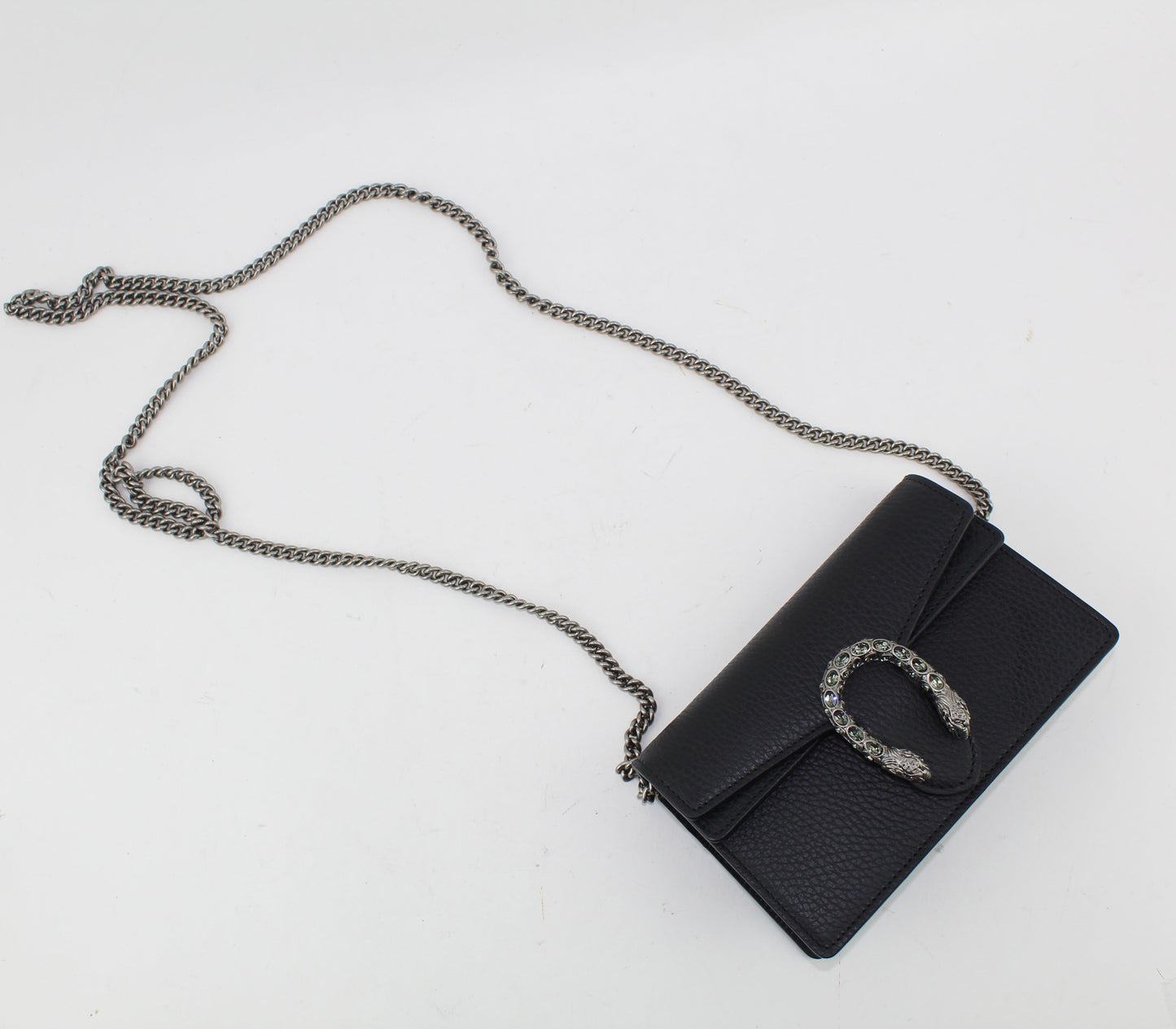 Gucci Dionysus GG Supreme Super Mini Bag in Black