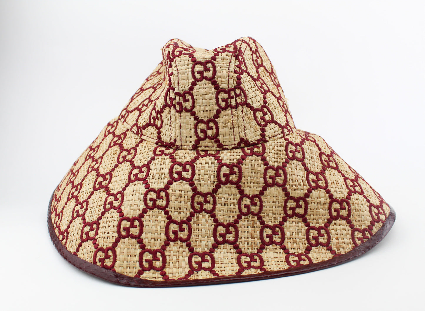 Gucci Gg Logo wide brim hat