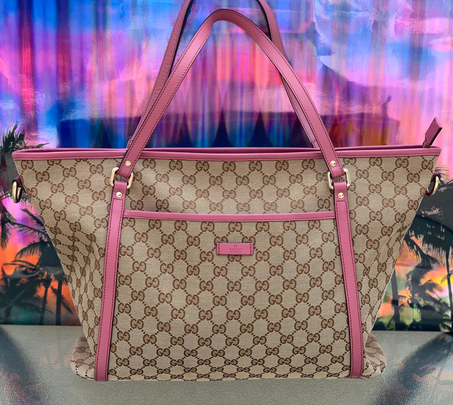 GUCCI CANVAS TOTE