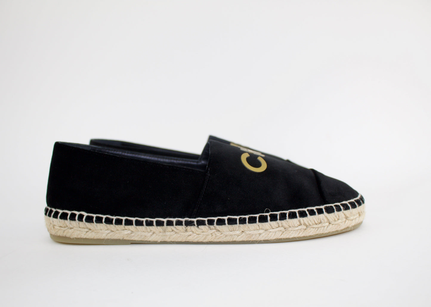 Chanel Velvet Espadrilles