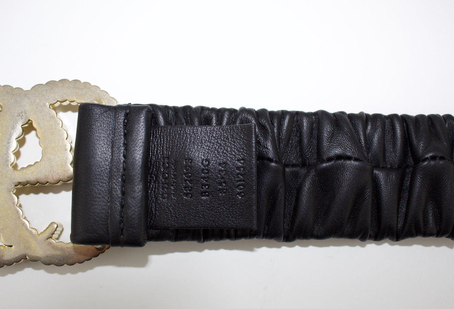GUCCI BELT WITH TORCHON DOUBLE G BUCKLE