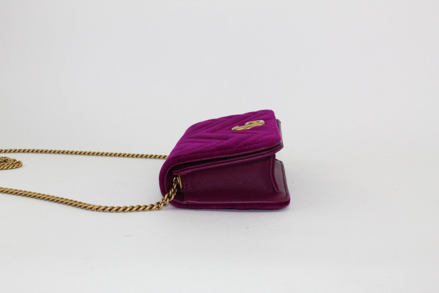 Gucci GG Marmont velvet mini crossbody