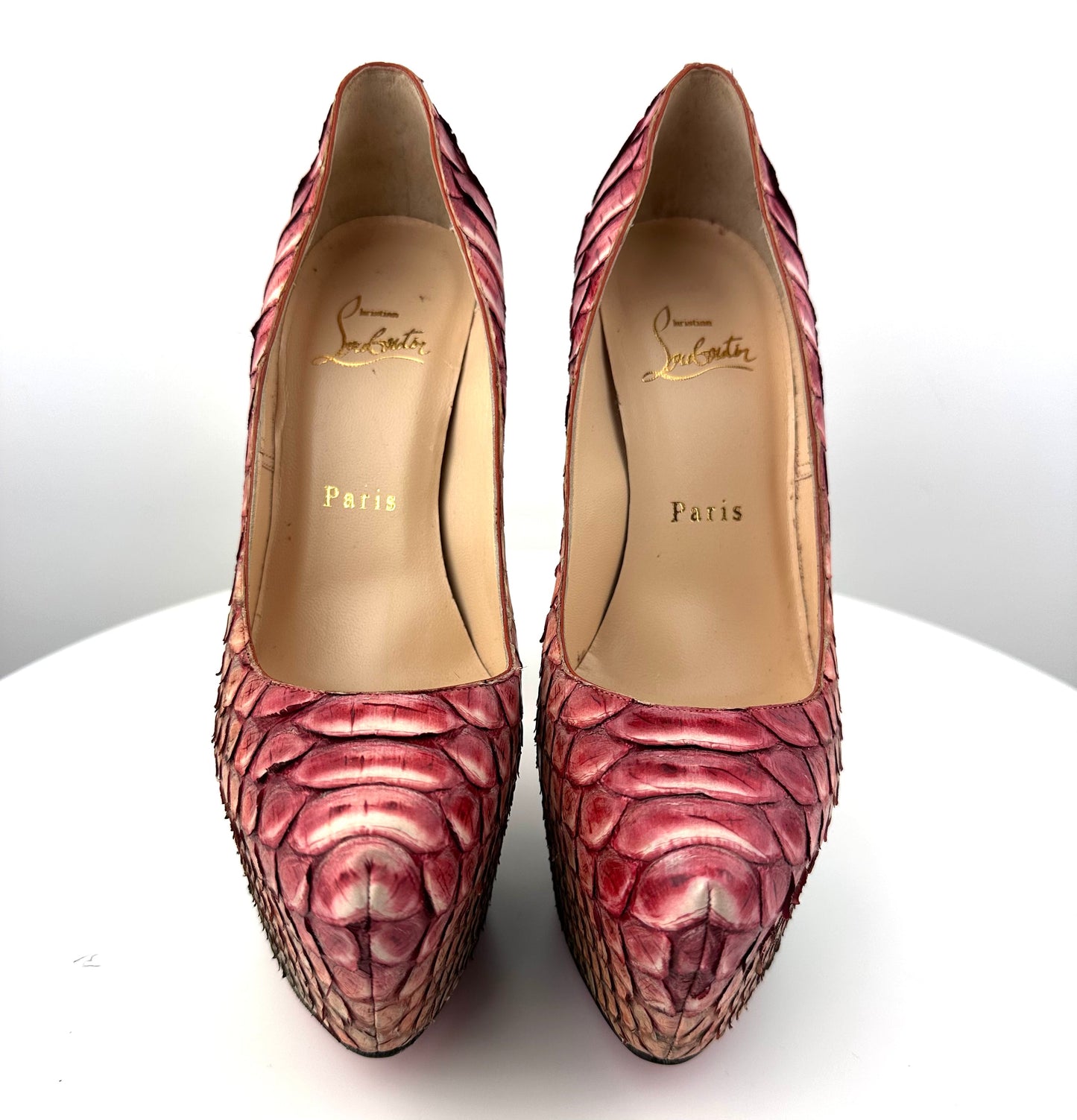 Christian Louboutin Snake skin Daffodiles