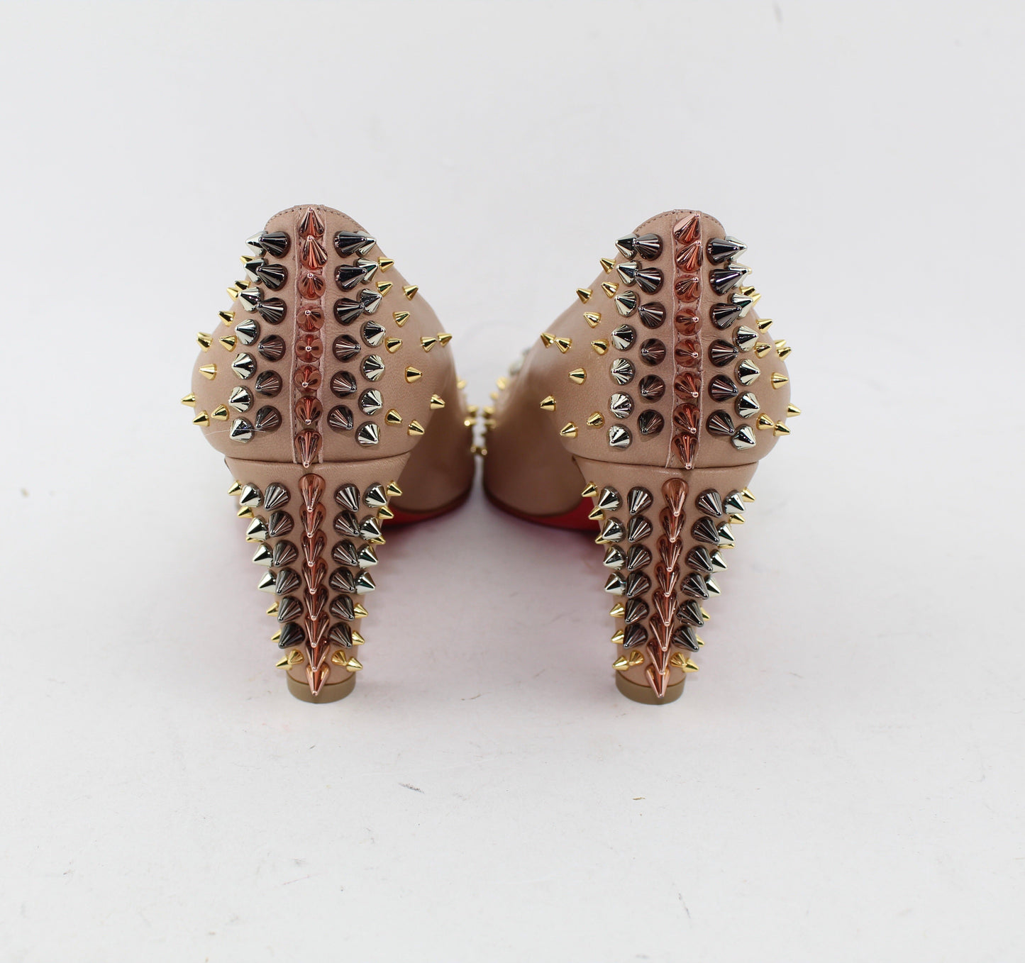 CHRISTIAN LOUBOUTIN GOLDOPUMP 70MM SIZE 37