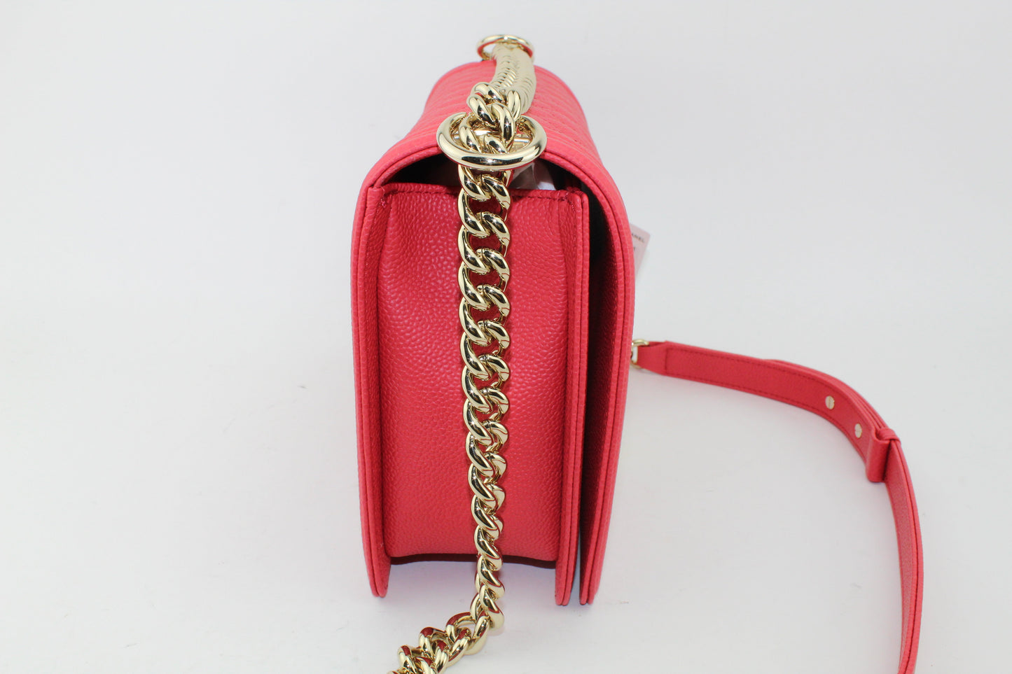 Chanel Large Caviar Boy Bag Red