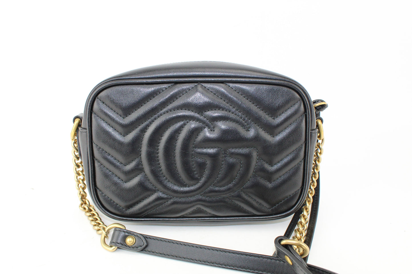 GUCCI GG MARMONT MATELASSE MINI CROSSBODY BAG