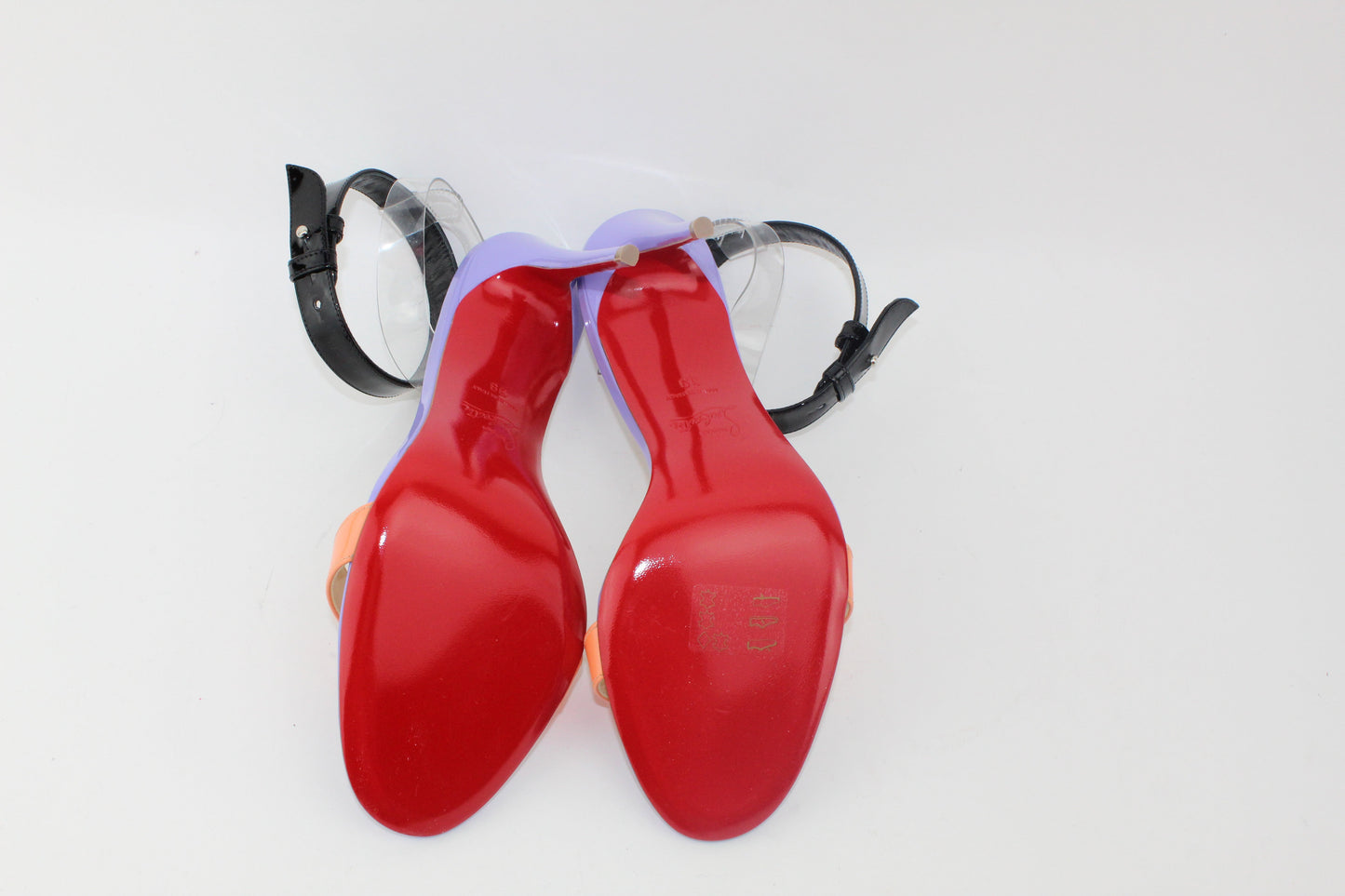 CHRISTIAN LOUBOUTIN JONATINA 100 PATENT HORTENSIA