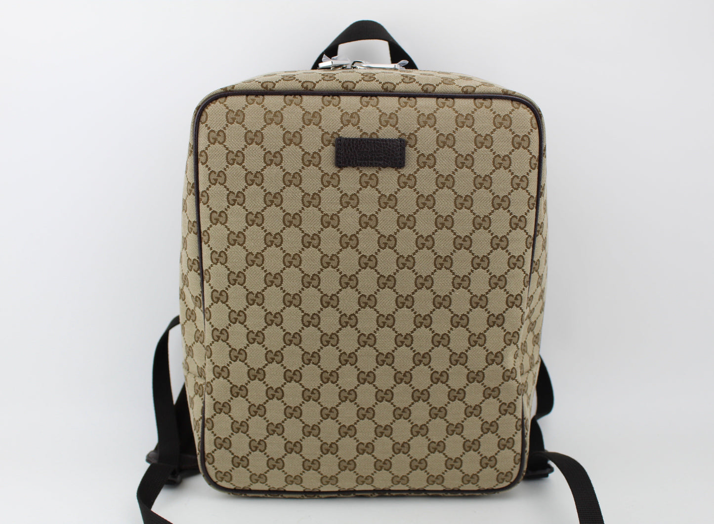 Gucci GG Brown Backpack