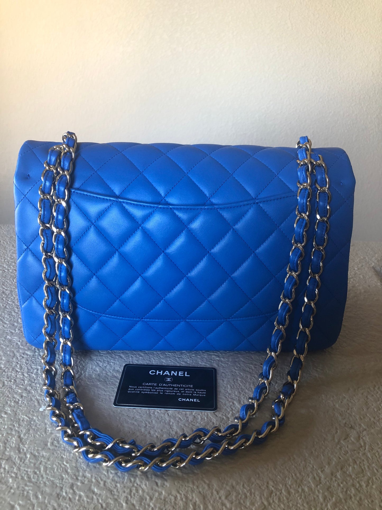 CHANEL JUMBO LAMBSKIN CLASSIC BAG