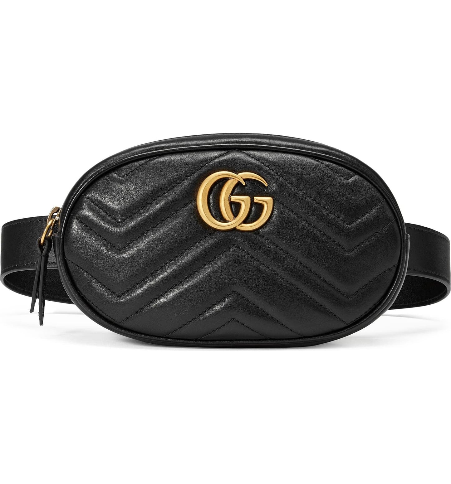 GG MARMONT MATELASSÉ LEATHER BELT BAG 85/34