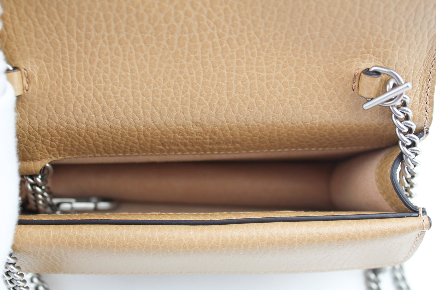 Gucci dionysus super mini bag cognac