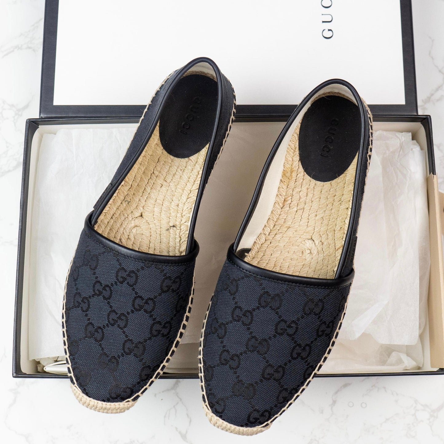 Gucci GG Pilar Canvas Espadrilles
