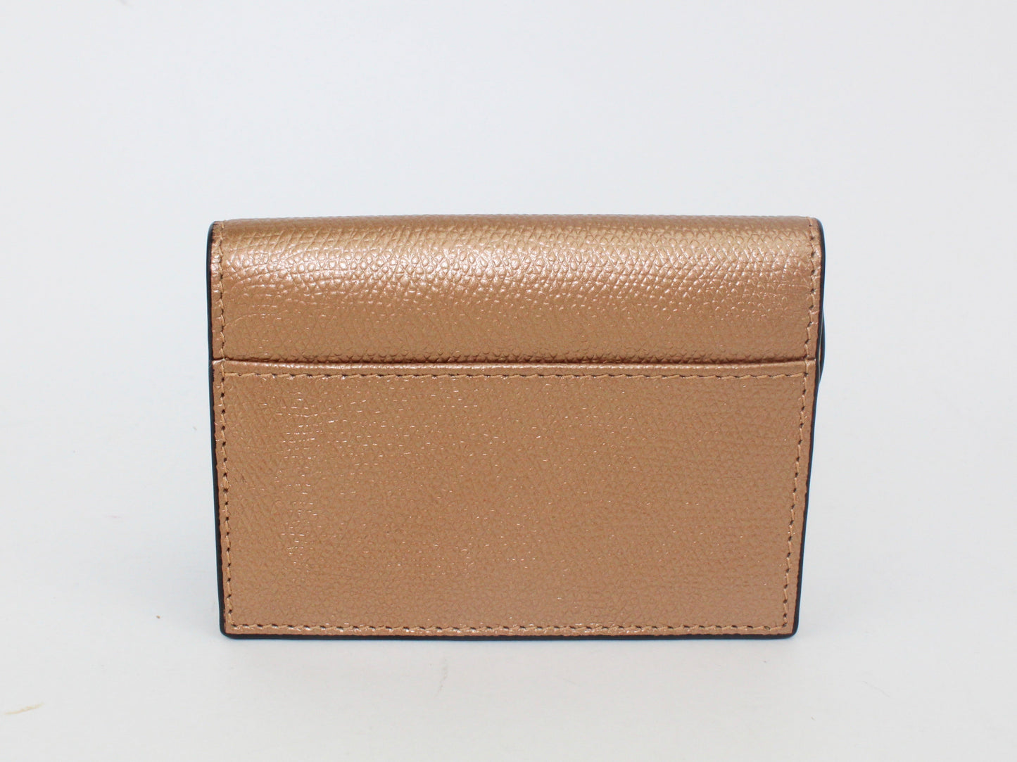 DIOR SADDLE FLAP CARD HOLDER ROSE GOLD