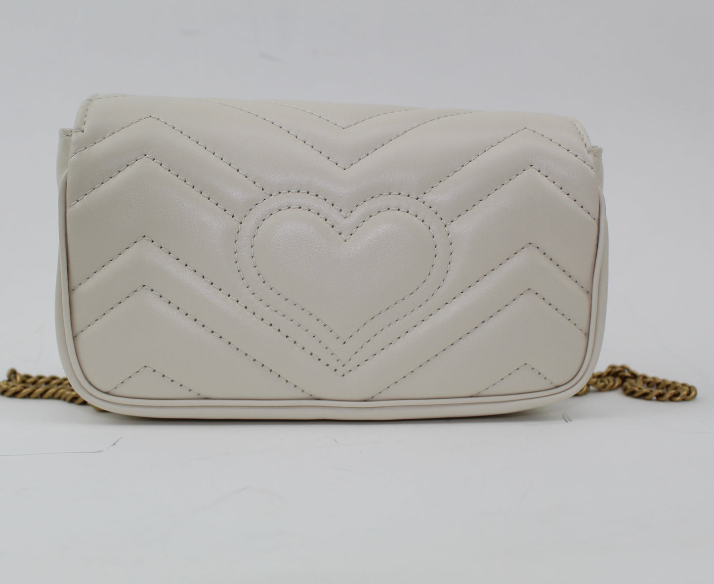 GUCCI GG MARMONT LEATHER SUPER MINI BAG