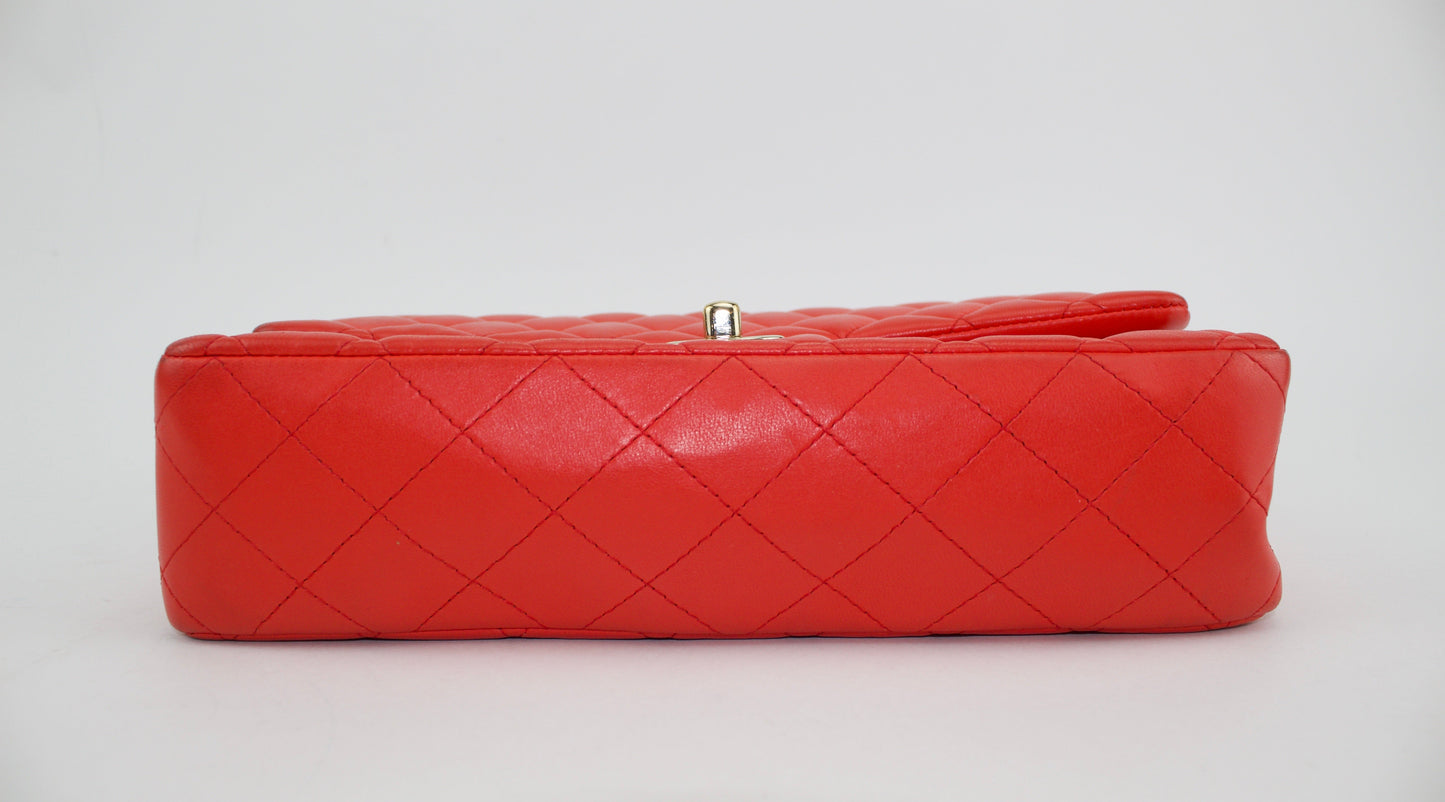 Chanel Lambskin Medium Double Flap Bag