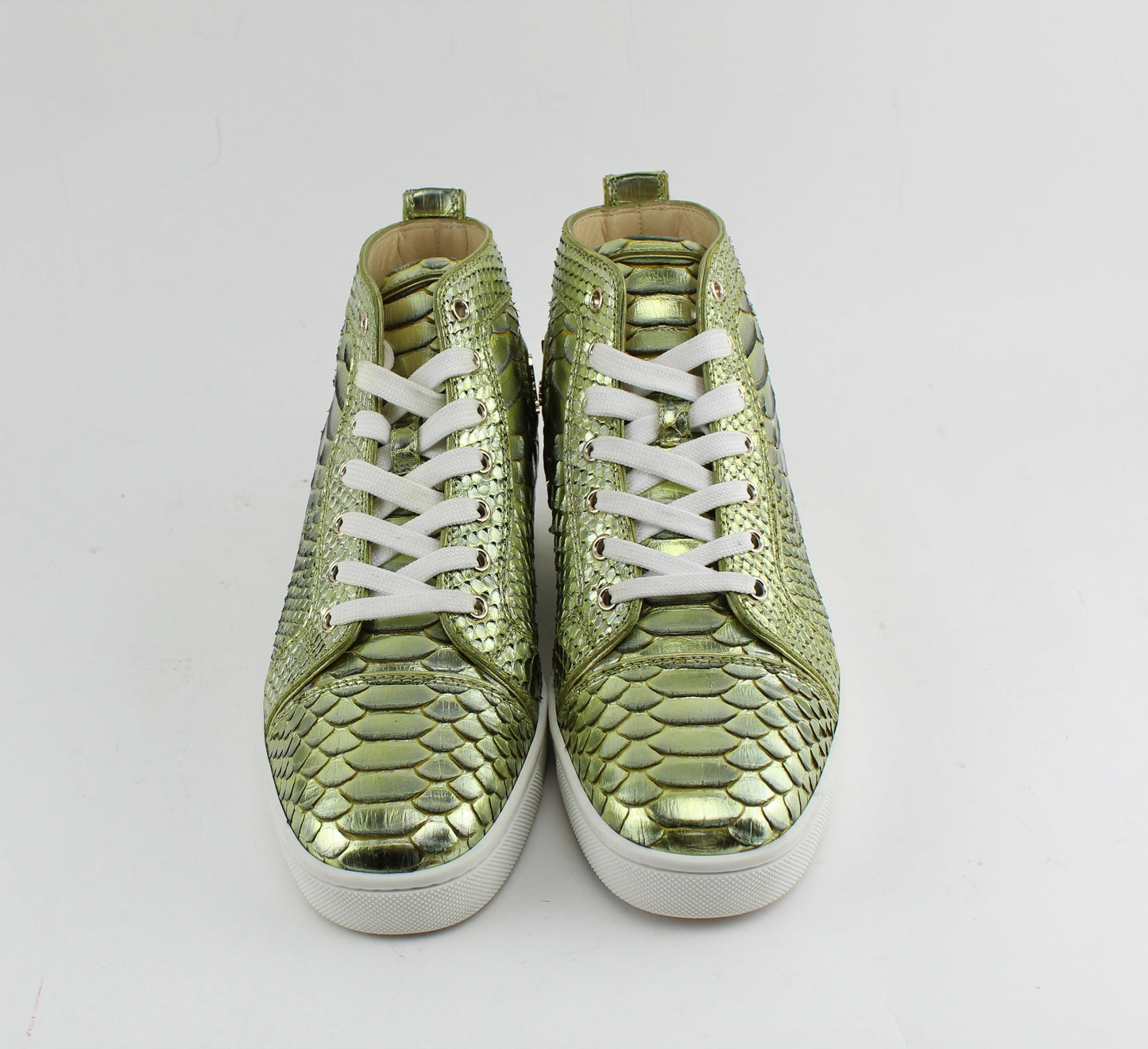 CHRISTIAN LOUBOUTIN PYTHON SNEAKERS SIZE 40