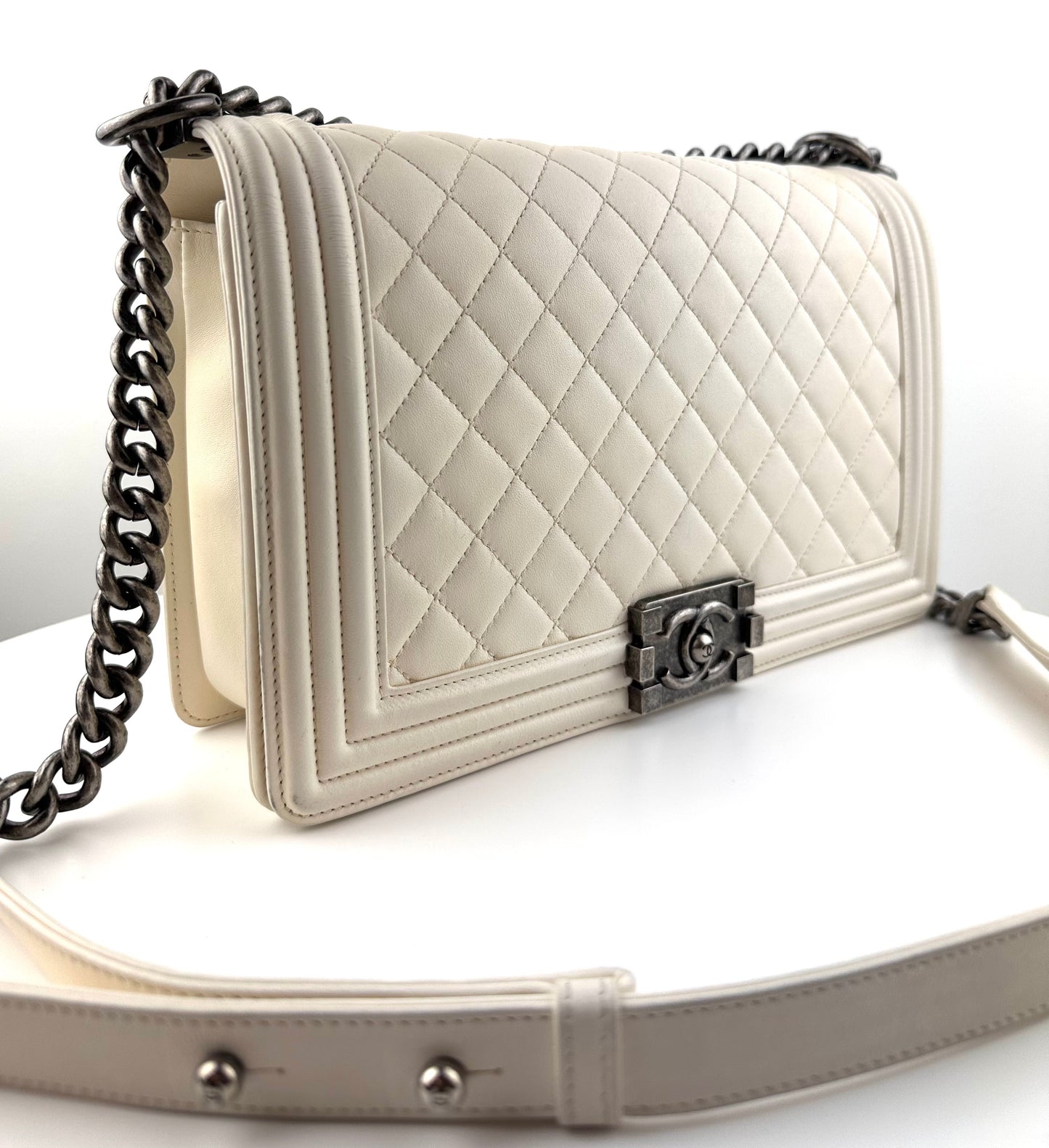 Chanel Lambskin Large Boy Bag