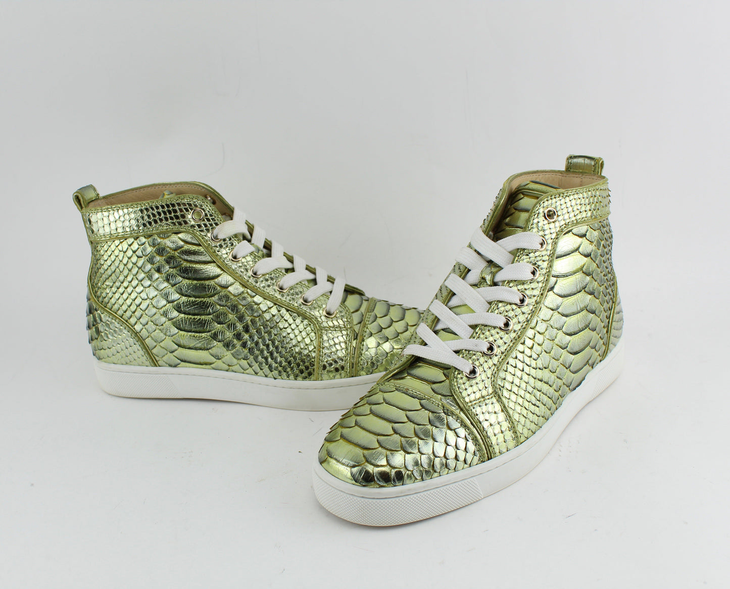 CHRISTIAN LOUBOUTIN PYTHON SNEAKERS SIZE 40