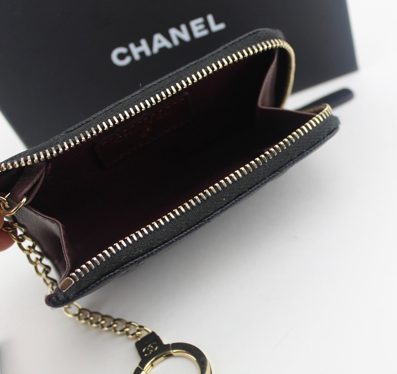 Chanel O Key Holder Mini Wallet