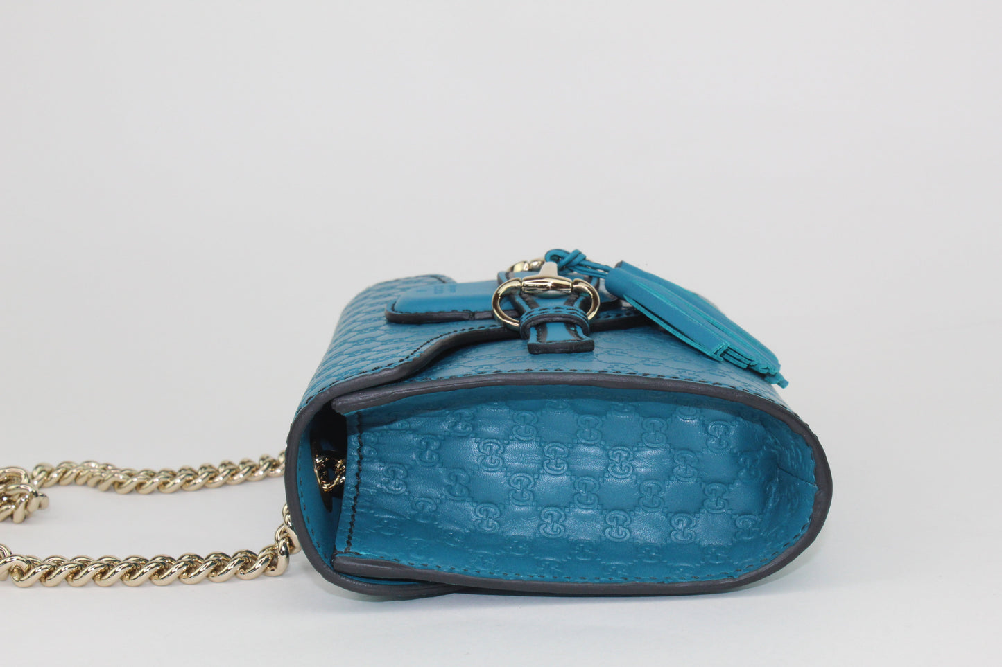 Gucci Emily Guccissima Mini Chain Shoulder Bag