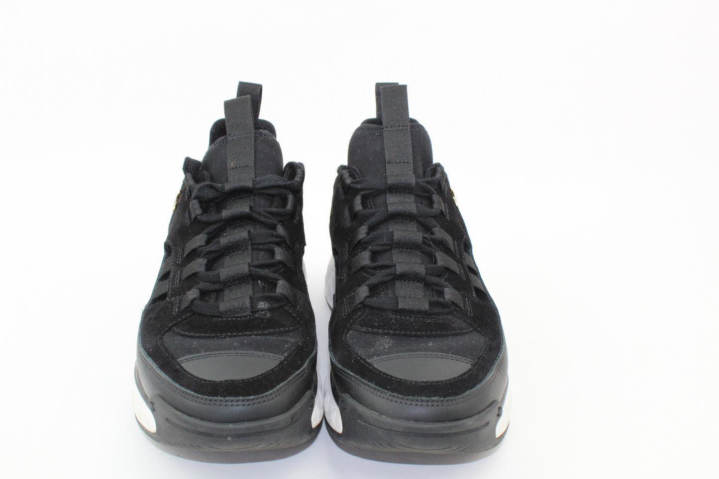 Chanel CC Velvet and Calfskin Trainers