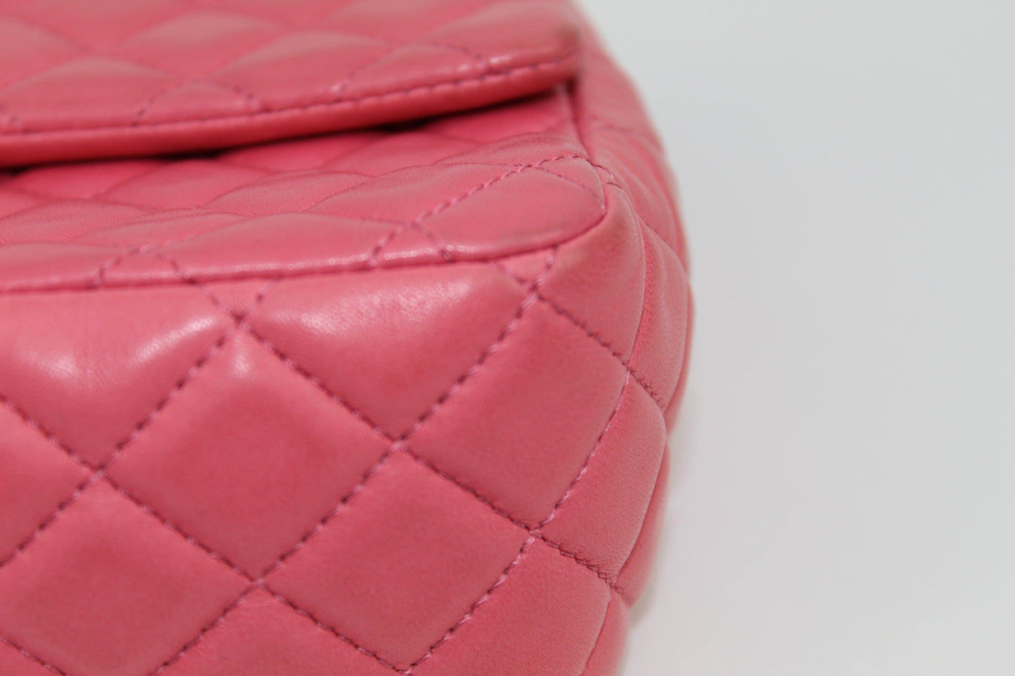CHANEL SMALL LAMBSKIN FLAP BAG IN PINK