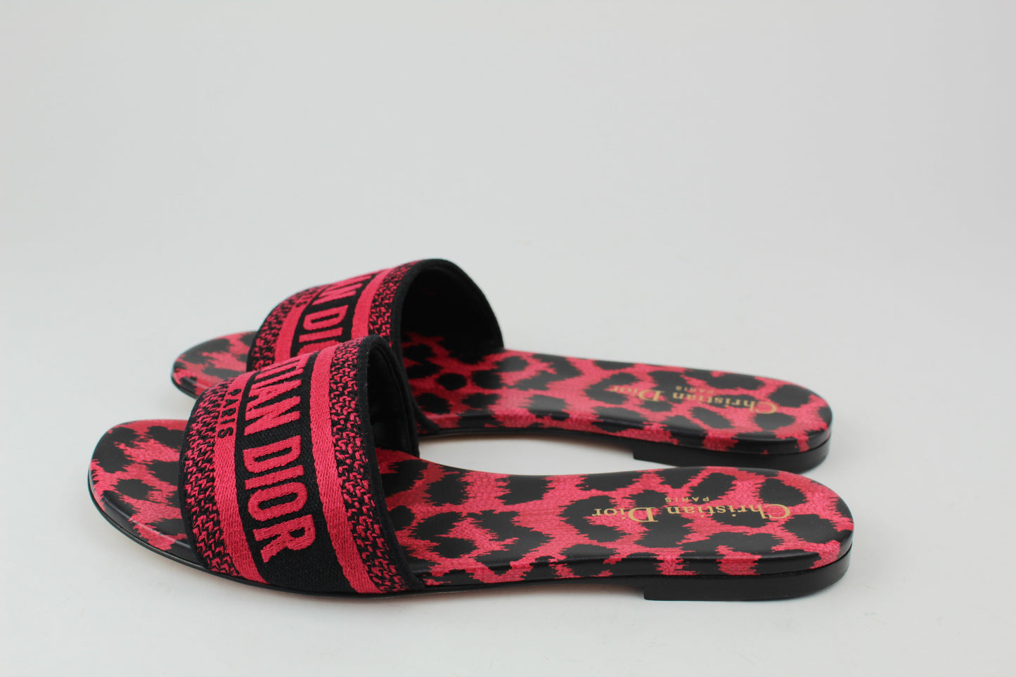 Dior D-Way Slides Rasberry Pop Mizza