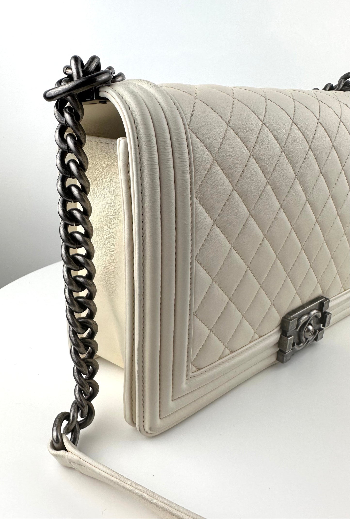 Chanel Lambskin Large Boy Bag