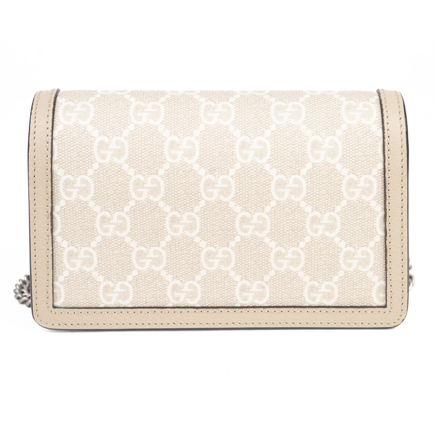 Gucci Dionysus super mini leather-trimmed canvas shoulder bag