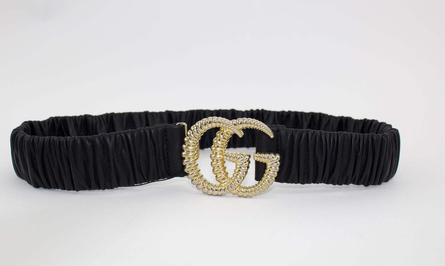 GUCCI BELT WITH TORCHON DOUBLE G BUCKLE
