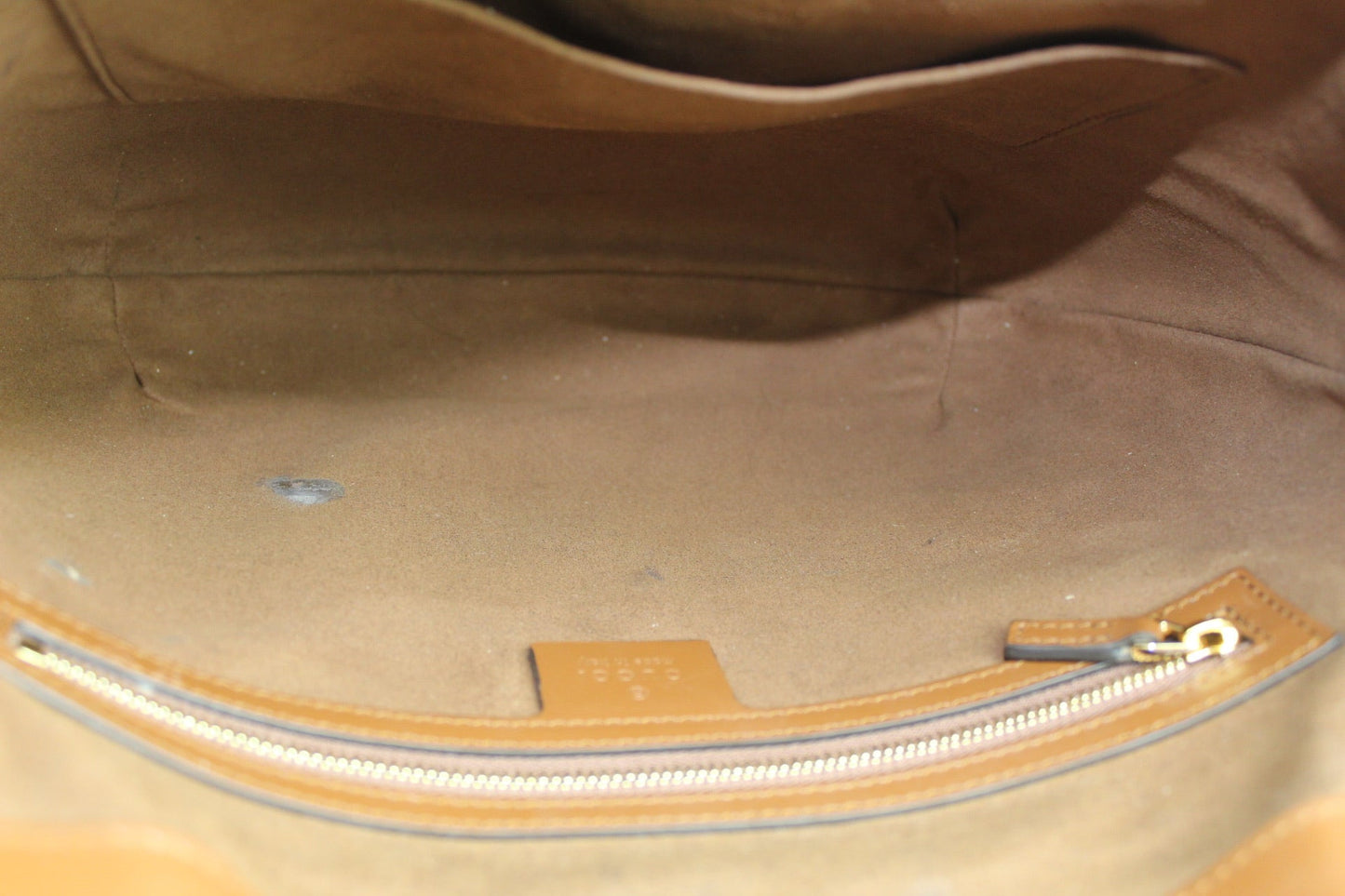 GUCCI BROWN SMOOTH LEATHER CROSSBODY BAG