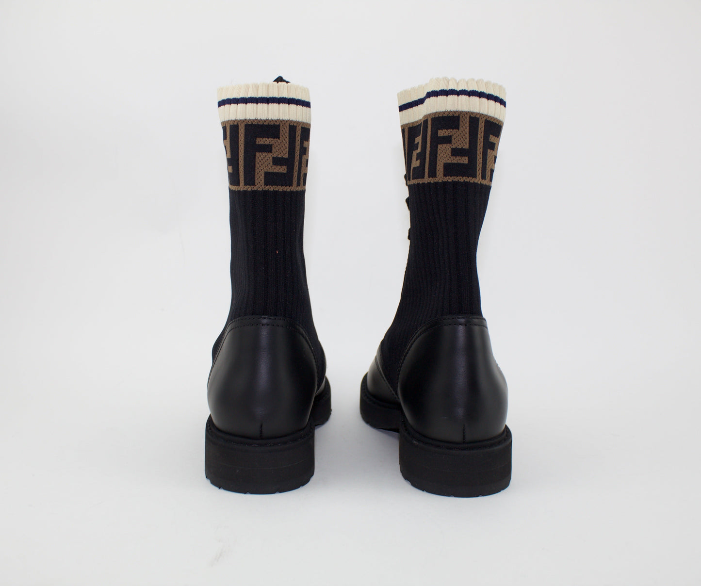 FENDI ROCKOKO COMBAT BOOTS