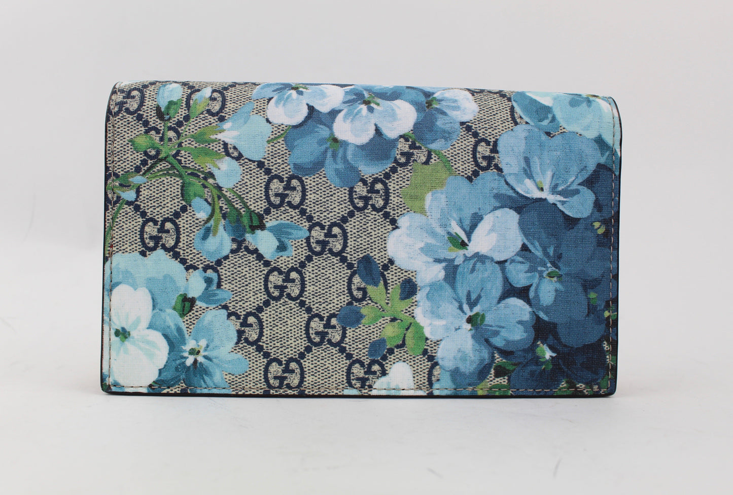 GUCCI GG BLOOMS SUPREME CHAIN WALLET