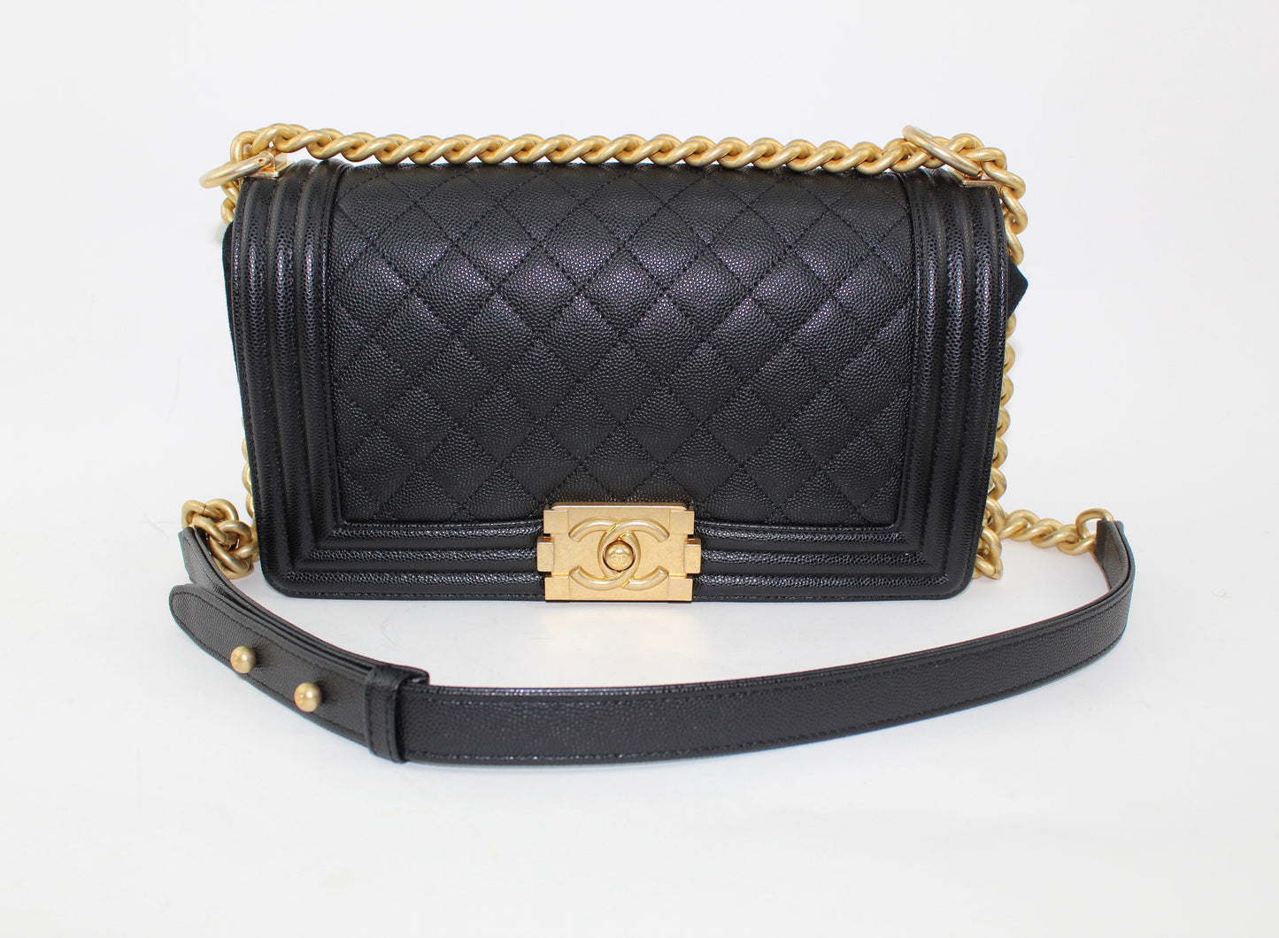 Chanel Medium Caviar Boy Bag