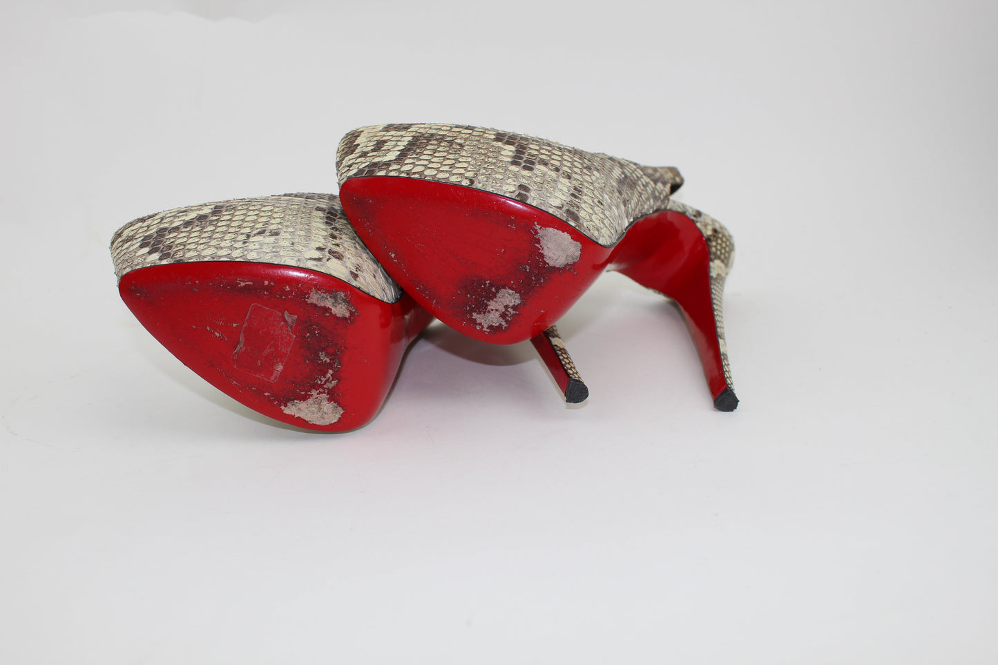 CHRISTIAN LOUBOUTIN PYTHON DAFSLING 160MM