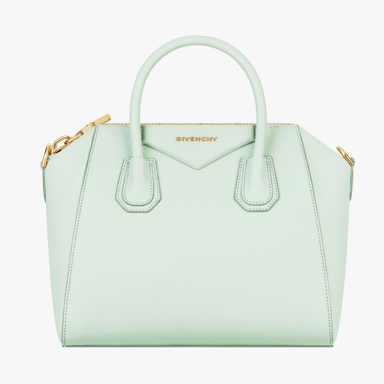 Givenchy Antigona Small Leather Bag in Celadon