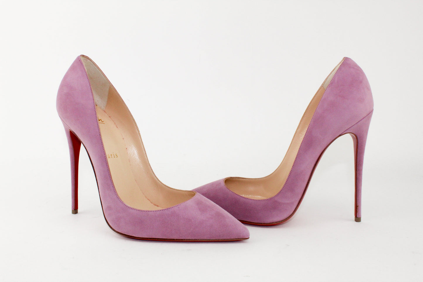 CHRISTIAN LOUBOUTIN SO KATE SUEDE ROSETTE