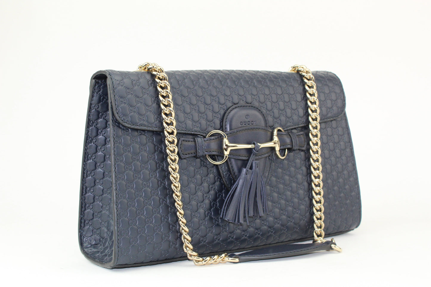 Gucci Emily Guccissima Medium Chain Shoulder Bag