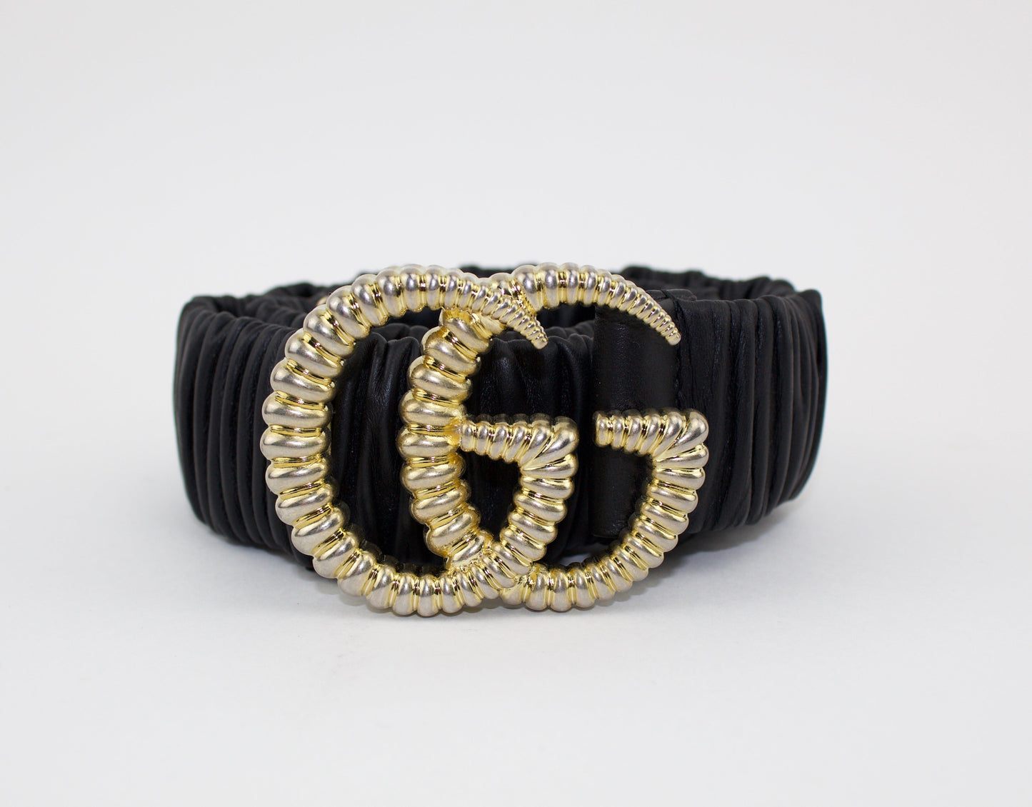 GUCCI BELT WITH TORCHON DOUBLE G BUCKLE