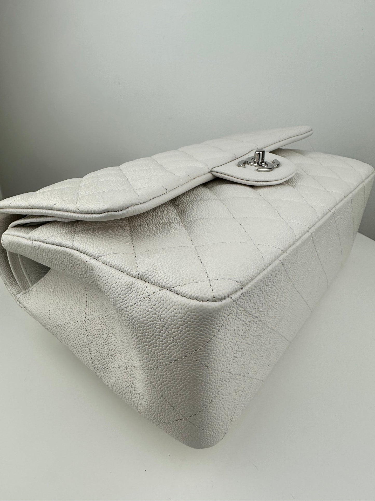 Chanel Caviar Jumbo Quilted Double Flap Bag
