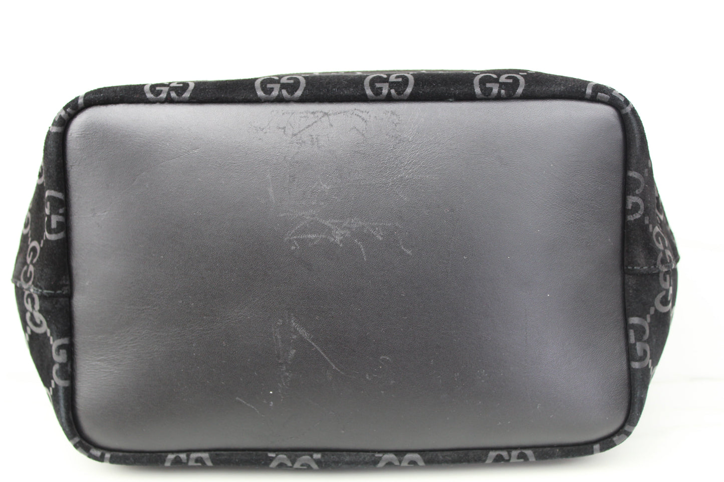 Gucci Bamboo GG Suede shoulder bag